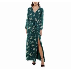 slim fit dress slacks Amour Sage Satin Maxi Dress - US 12 main image 0